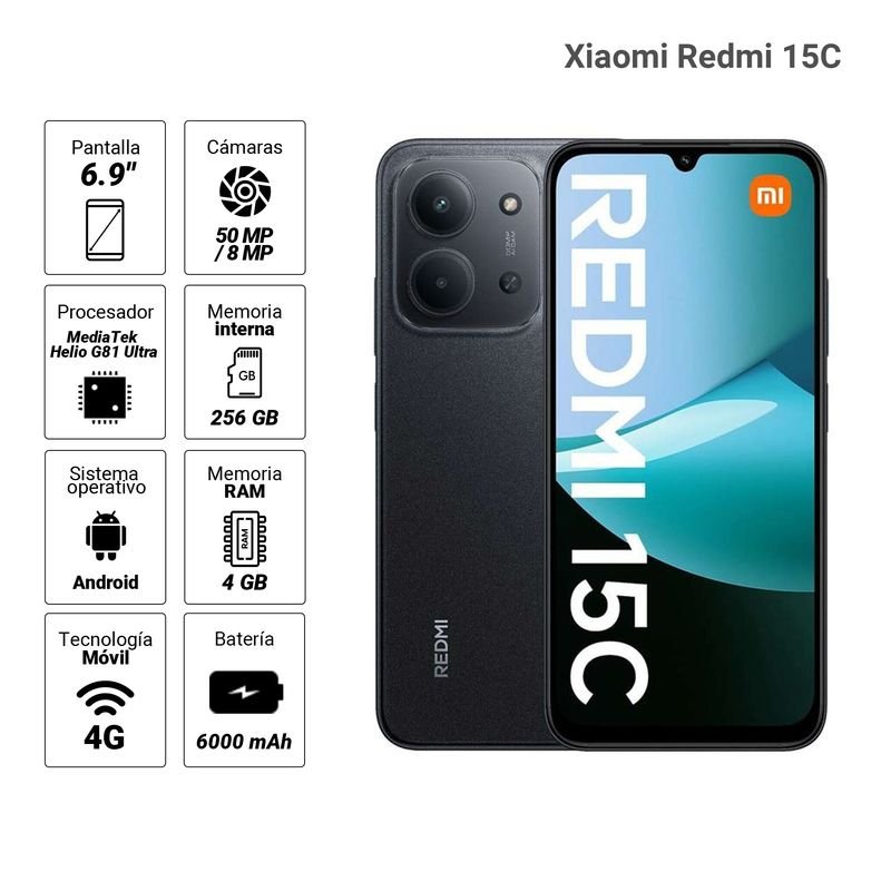 REDMI 15C 256GB/8GB RAM