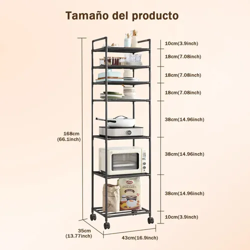 ORGANIZADOR COCINA 6 NIVELES